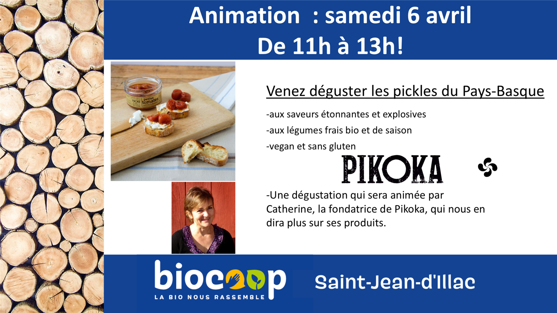 Animation / Dégustation des pickles Pikoka Animation / Dégustation des pickles Pikoka