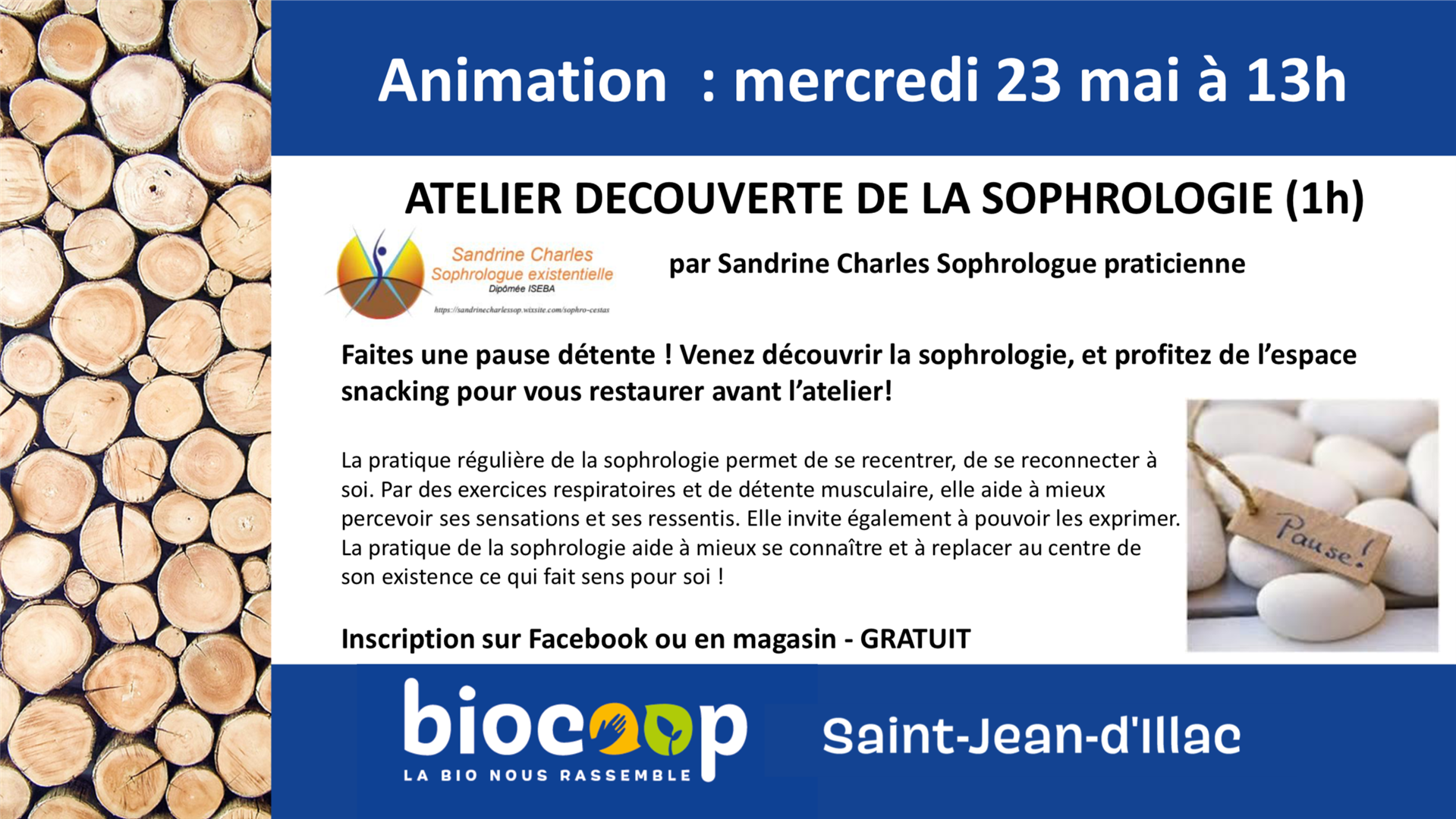 Atelier découverte de la sophrologie Atelier découverte de la sophrologie