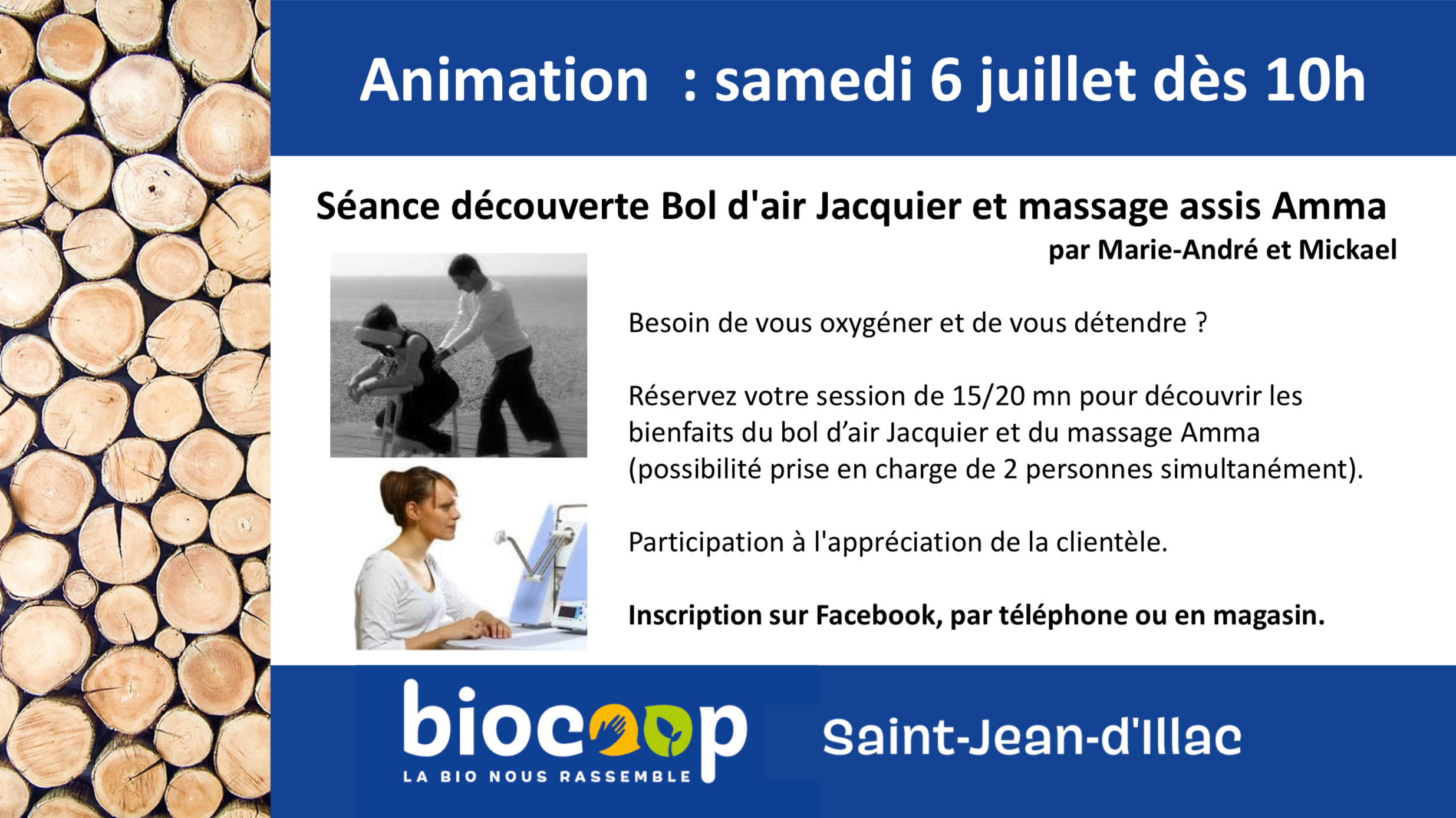 Séance découverte Bol d'air Jacquier et massage assis Amma Séance découverte Bol d'air Jacquier et massage assis Amma