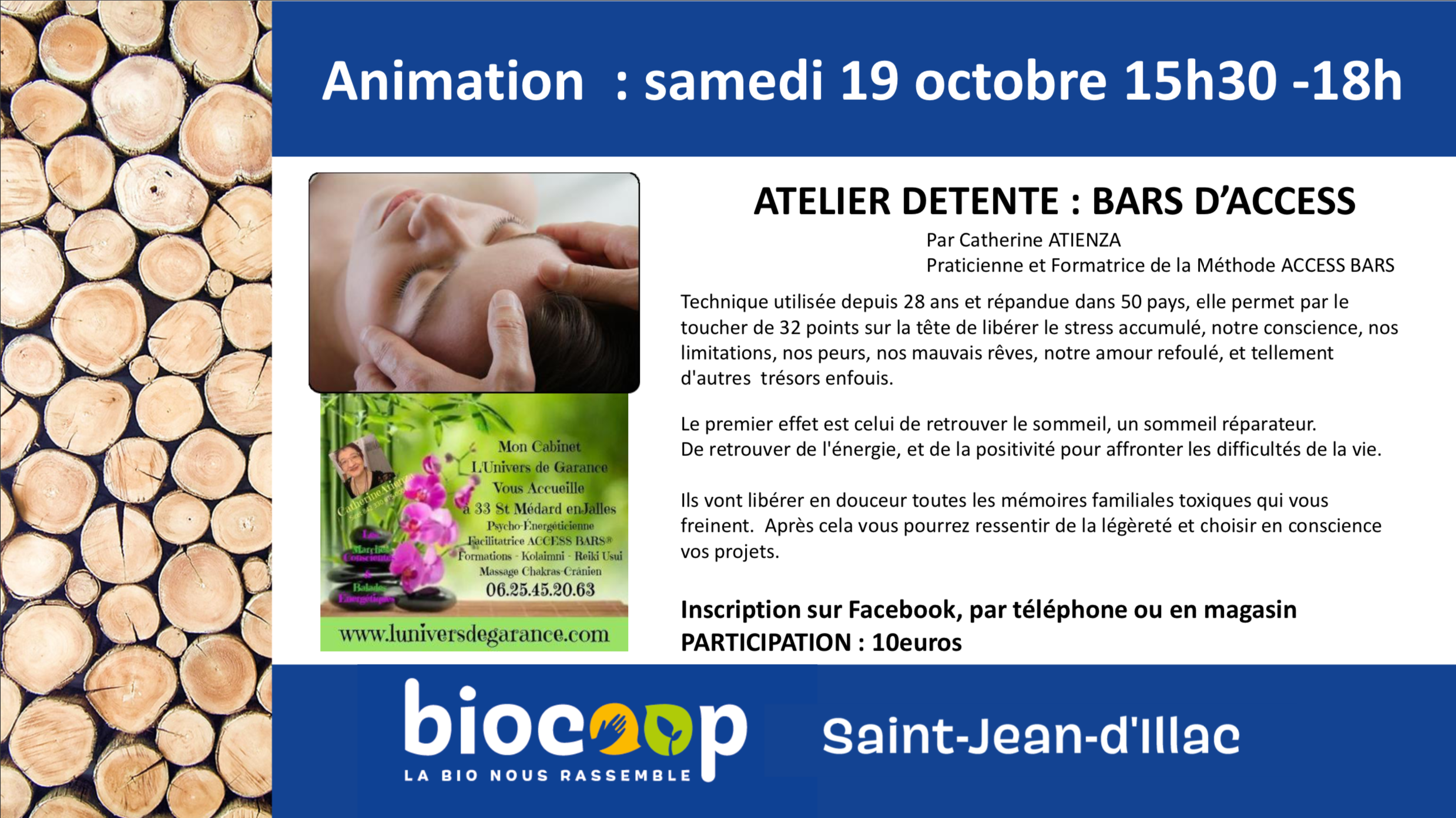 Atelier détente "Bars d'Accès" / Participation 10€ Atelier détente "Bars d'Accès" / Participation 10€