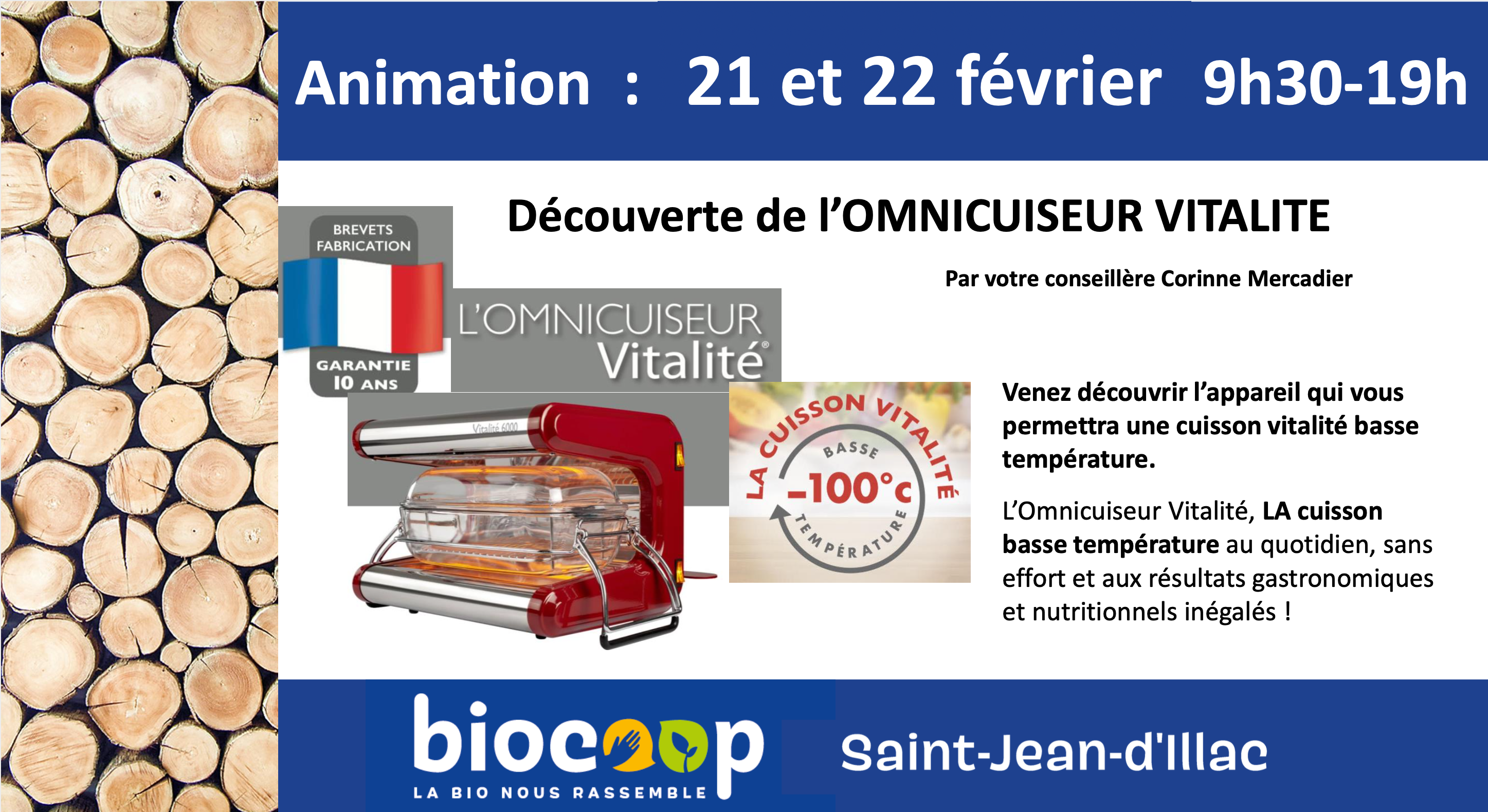 Atelier découverte de l'Omnicuiseur Vitalité Atelier découverte de l'Omnicuiseur Vitalité