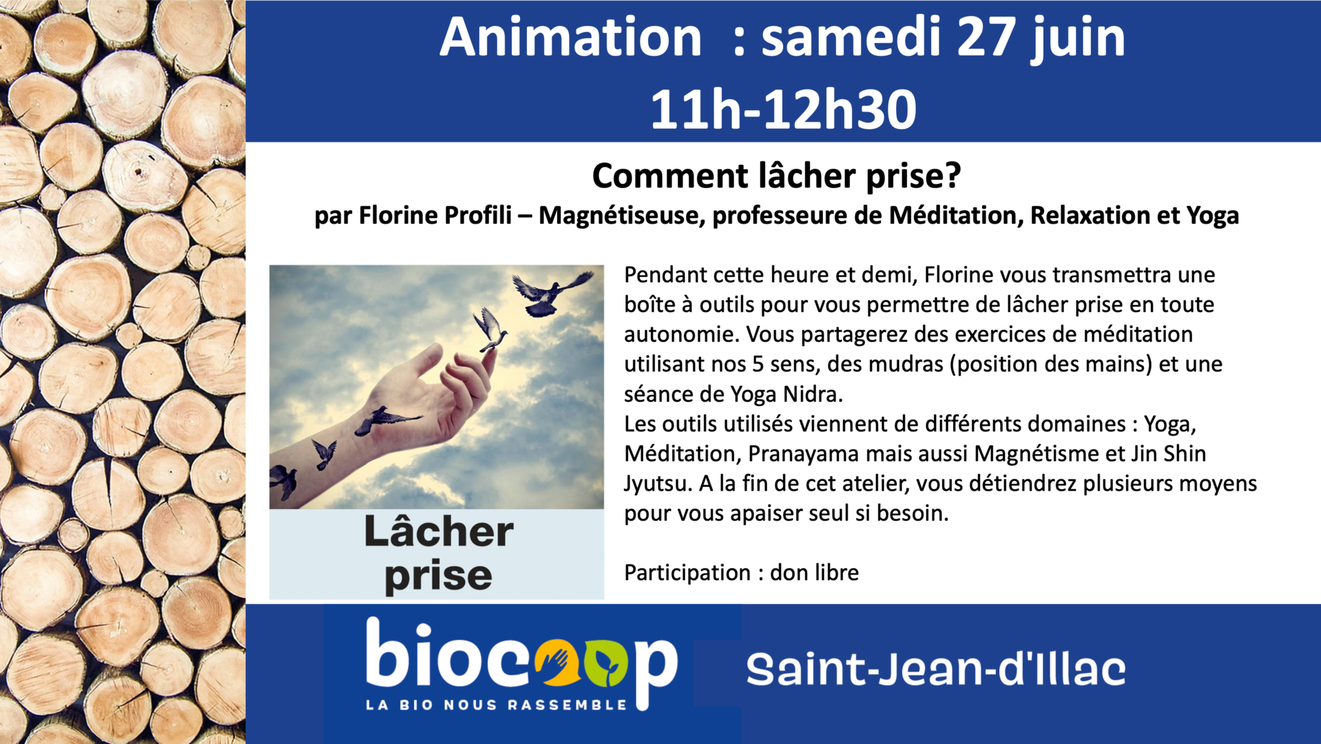 Animation "Comment lâcher prise ?" Animation "Comment lâcher prise ?"